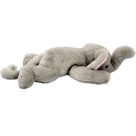 2/$15 VTG Ty Beanie Buddies Righty Elephant Plush 17" American Flag Patriot 2000 - Picture 4 of 12